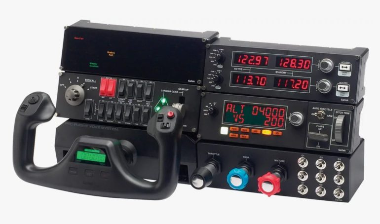 Logitech G Saitek Pro Flight Instrument Panel: Realism for Sim Enthusiasts